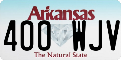 AR license plate 400WJV