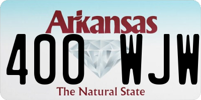 AR license plate 400WJW
