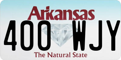 AR license plate 400WJY