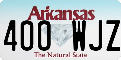 AR license plate 400WJZ