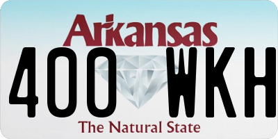 AR license plate 400WKH