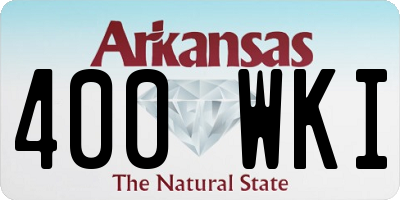 AR license plate 400WKI