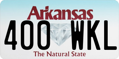 AR license plate 400WKL