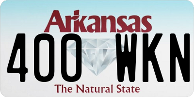 AR license plate 400WKN