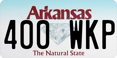 AR license plate 400WKP