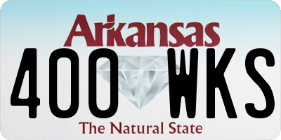 AR license plate 400WKS