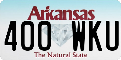 AR license plate 400WKU