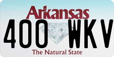 AR license plate 400WKV
