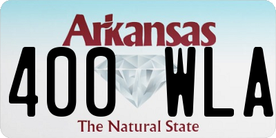 AR license plate 400WLA