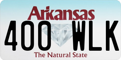 AR license plate 400WLK
