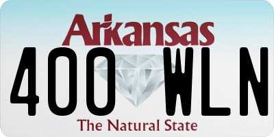 AR license plate 400WLN
