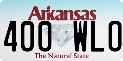 AR license plate 400WLO