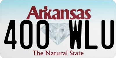 AR license plate 400WLU