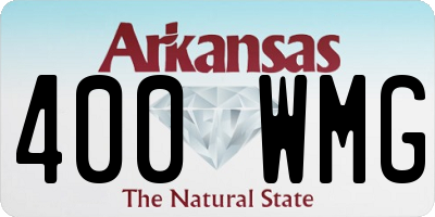 AR license plate 400WMG