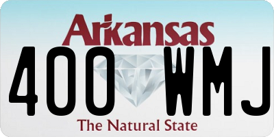 AR license plate 400WMJ