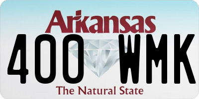 AR license plate 400WMK