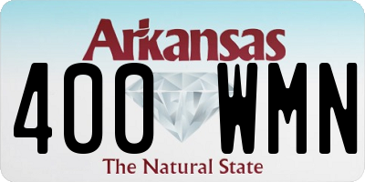 AR license plate 400WMN