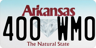 AR license plate 400WMO