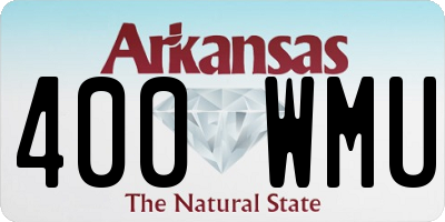 AR license plate 400WMU