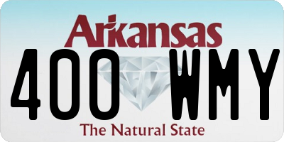 AR license plate 400WMY