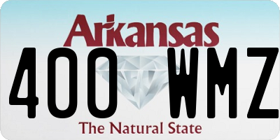 AR license plate 400WMZ