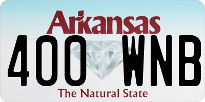 AR license plate 400WNB