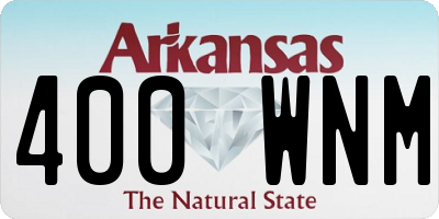 AR license plate 400WNM