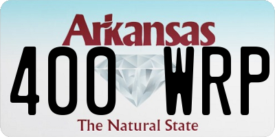 AR license plate 400WRP
