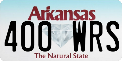 AR license plate 400WRS