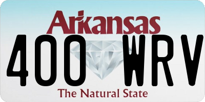 AR license plate 400WRV