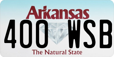 AR license plate 400WSB