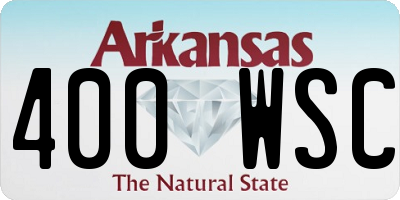AR license plate 400WSC