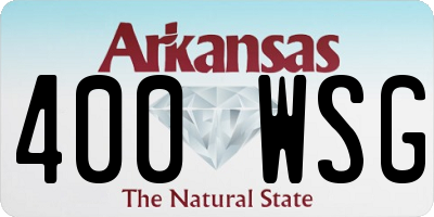 AR license plate 400WSG