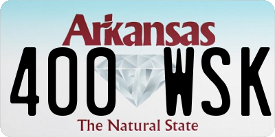 AR license plate 400WSK