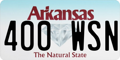 AR license plate 400WSN