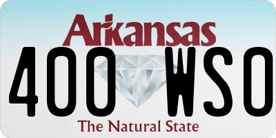 AR license plate 400WSO