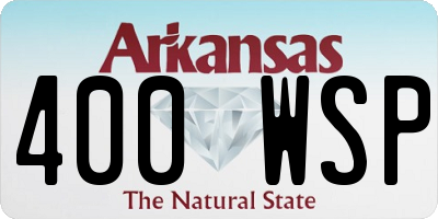 AR license plate 400WSP