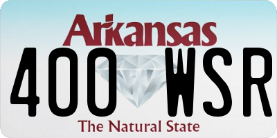 AR license plate 400WSR