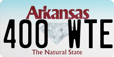 AR license plate 400WTE