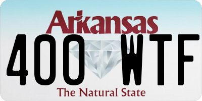 AR license plate 400WTF