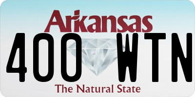 AR license plate 400WTN