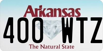 AR license plate 400WTZ