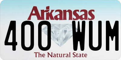 AR license plate 400WUM