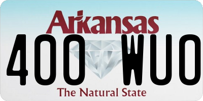 AR license plate 400WUO