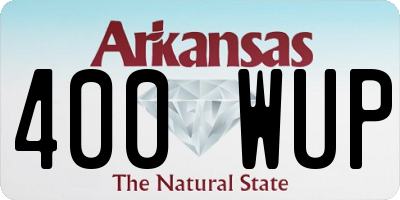 AR license plate 400WUP