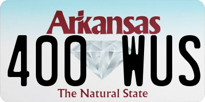 AR license plate 400WUS