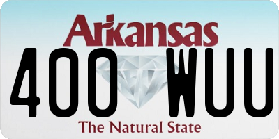 AR license plate 400WUU