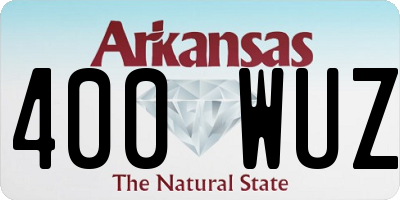 AR license plate 400WUZ
