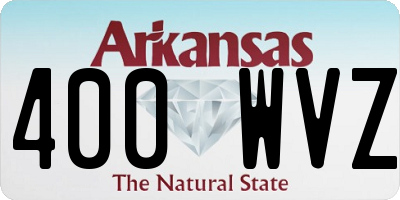 AR license plate 400WVZ