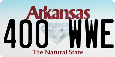 AR license plate 400WWE